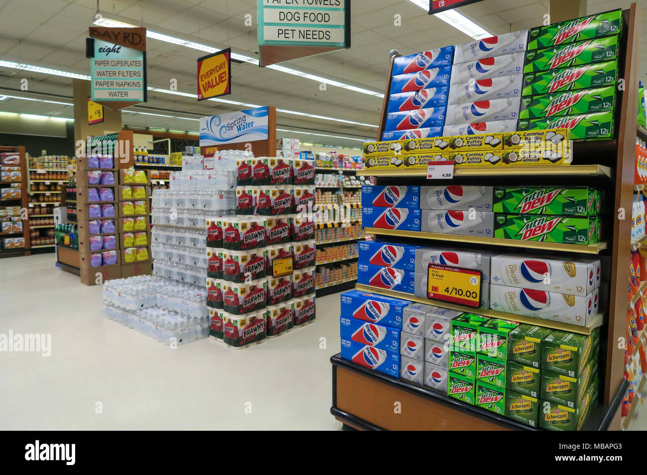 Roche Bros. Supermarkets in Massachusetts, USA Stock Photo