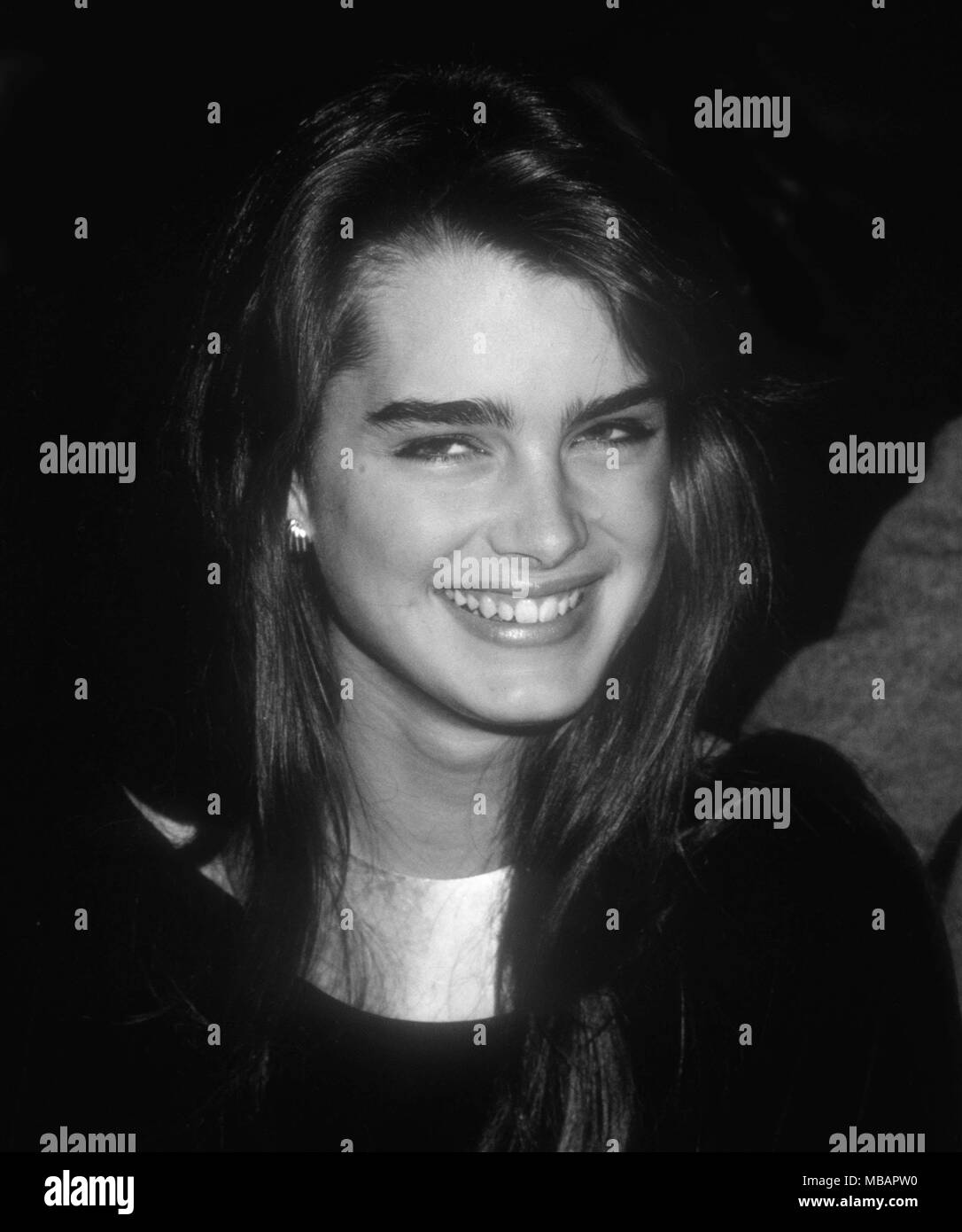 Brooke Shields 1984 Photo By John Barrett/PHOTOlink.net Stock Photo - Alamy