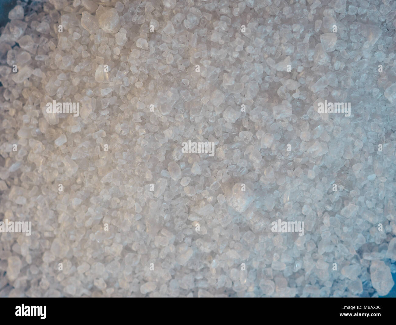 Irregular crystals of sea salt, aka common salt or table salt (sodium chloride Stock Photo Alamy