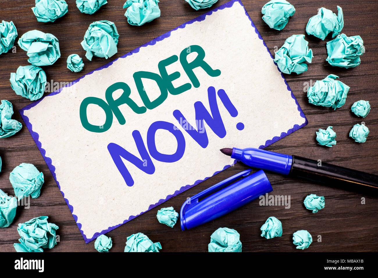 Shop Stock Note Writing note showing Order Now. Business photo showcasing Buy Purchase ...