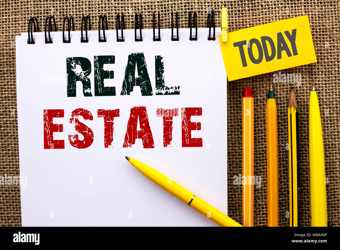 Word writing text Real Estate. Business concept for Residential