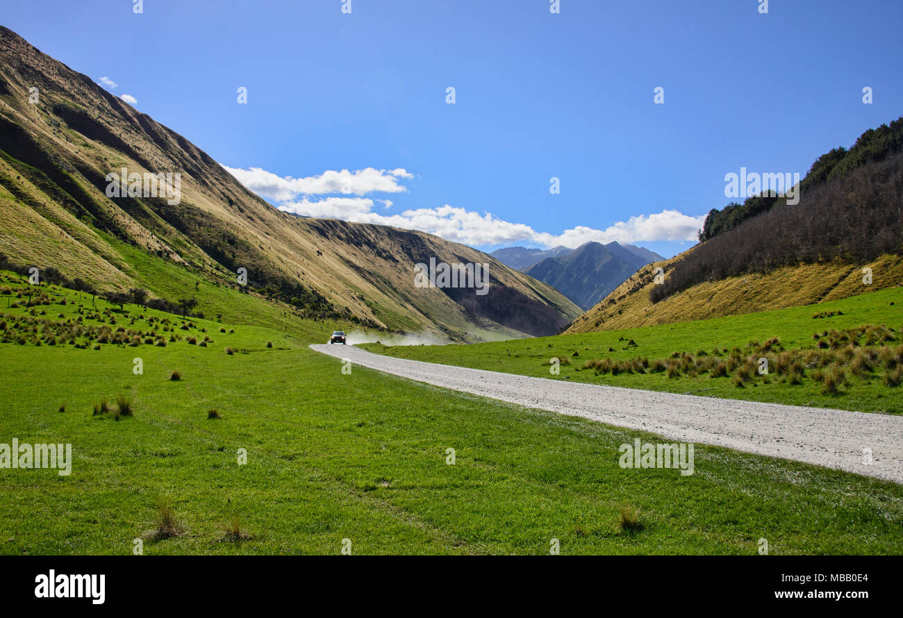 The scenic backroads of the South Island, New Zealand Stock Photo Alamy