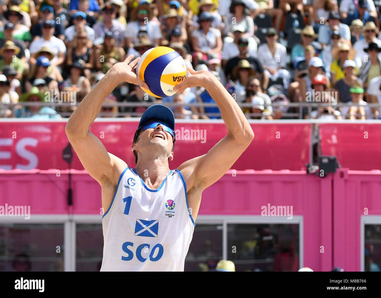 Queensland, Australia. 10th Apr, 2018. Robin Miedzybrodzki (SCO