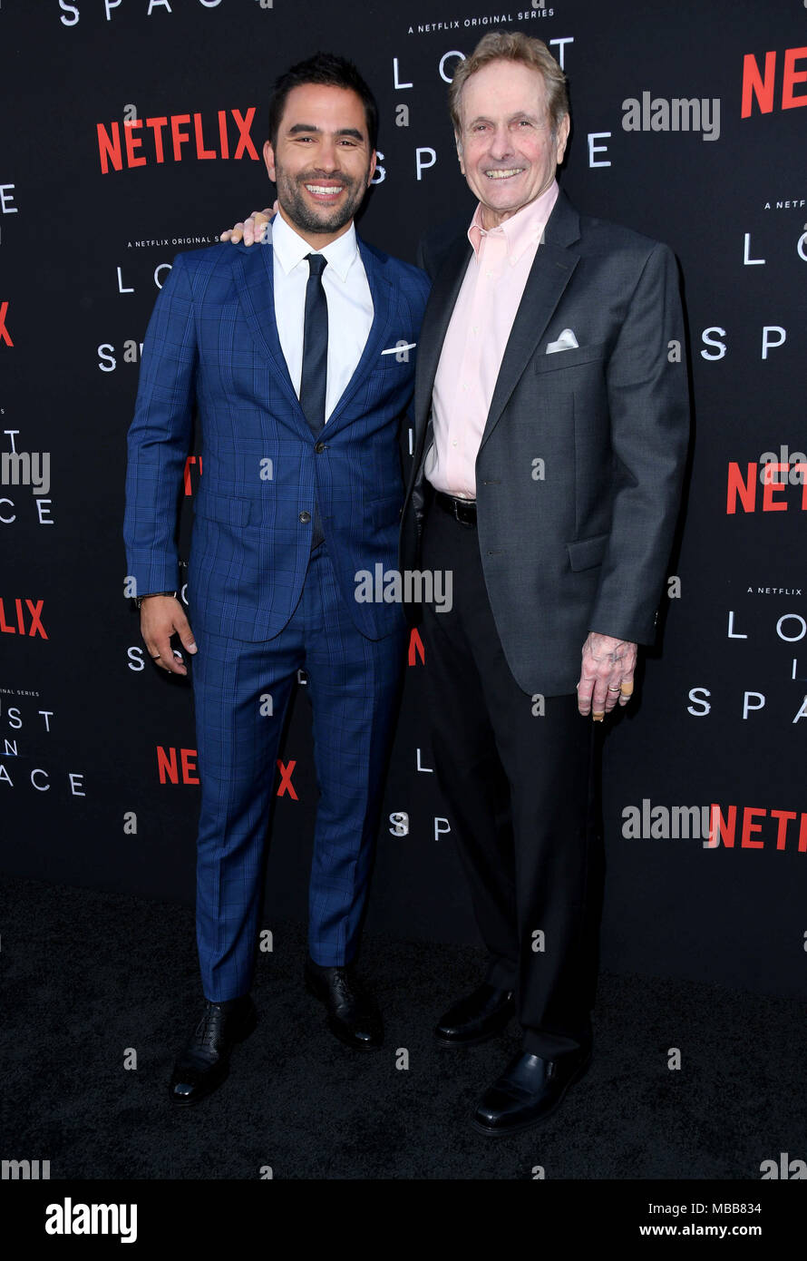 Ignacio Mark Hollywood, CA, USA. 9th Apr, 2018. Ignacio Serricchio, Mark Goddard ...
