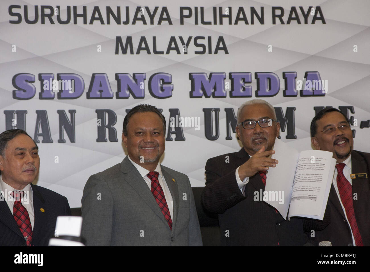 Putrajaya Kuala Lumpur Malaysia 10th Apr 2018 Tan Sri Mohd Hashim Bin Abullah The Chairman Of