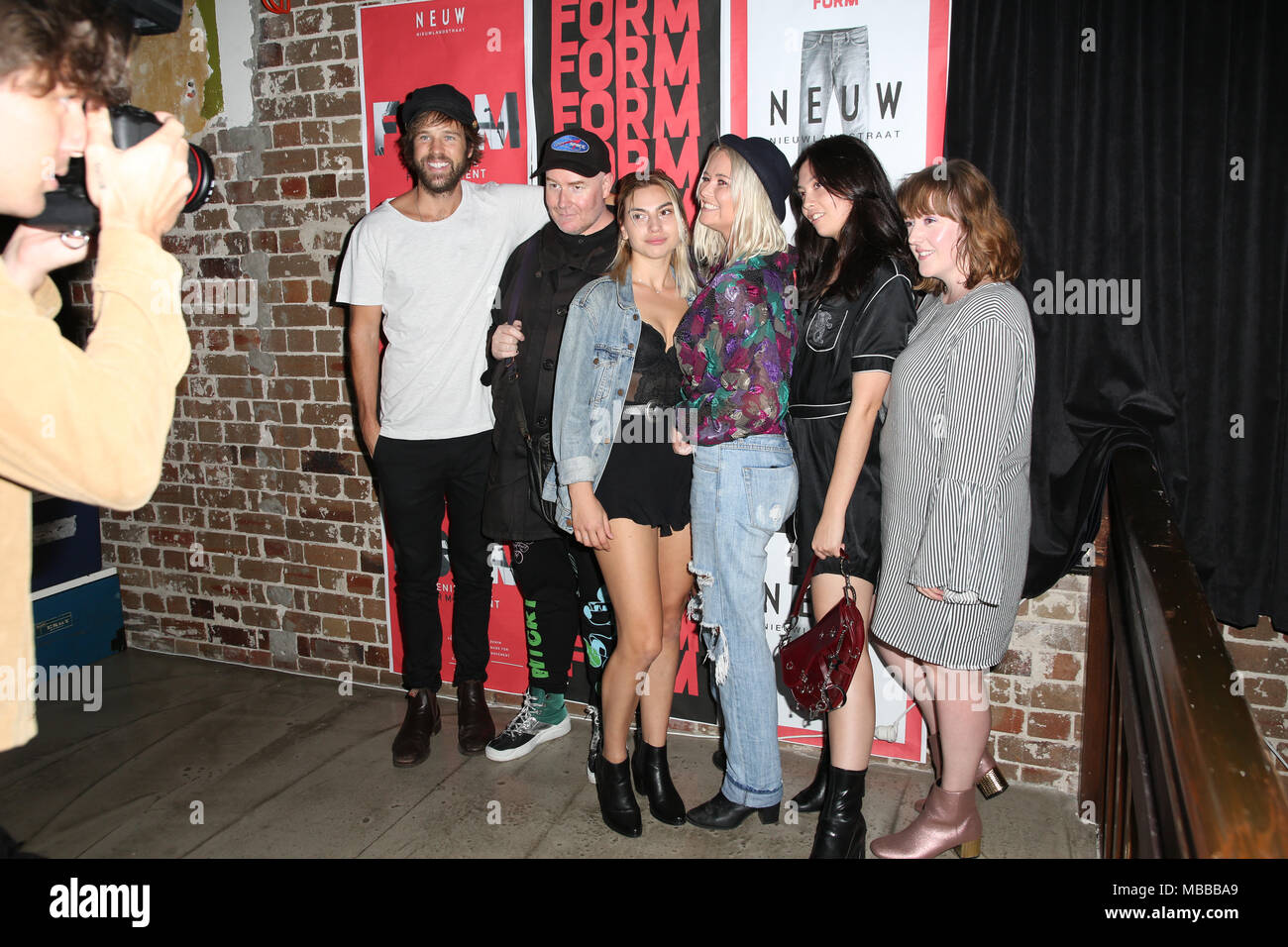 Sydney, Australia. 10 April 2018. Local celebrities and VIPs attend the Neuw Denim form party at The Lansdowne, Sydney. Pictured: Danny Clayton. Credit: Richard Milnes/Alamy Live News Stock Photo