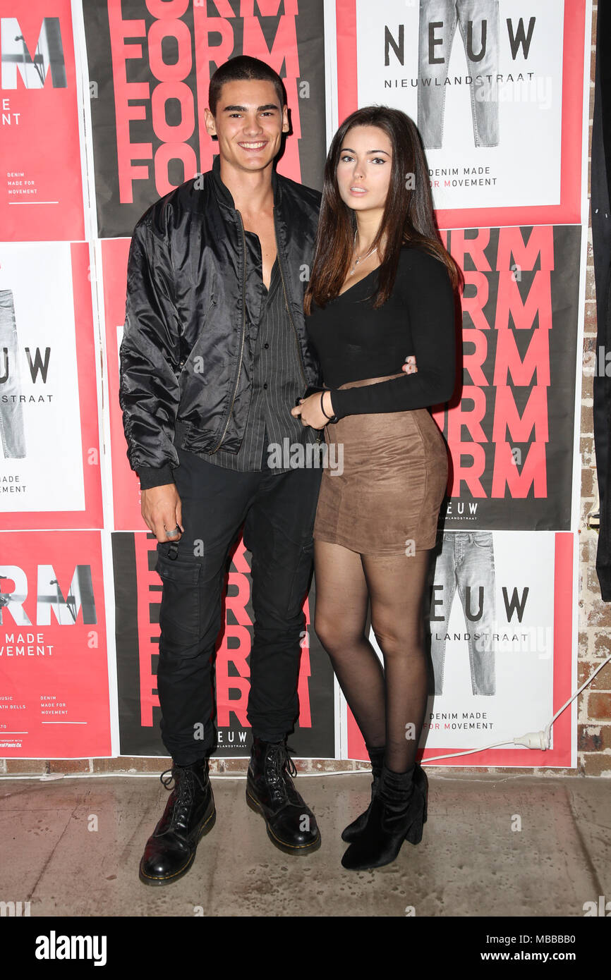 Sydney, Australia. 10 April 2018. Local celebrities and VIPs attend the Neuw Denim form party at The Lansdowne, Sydney. Credit: Richard Milnes/Alamy Live News Stock Photo