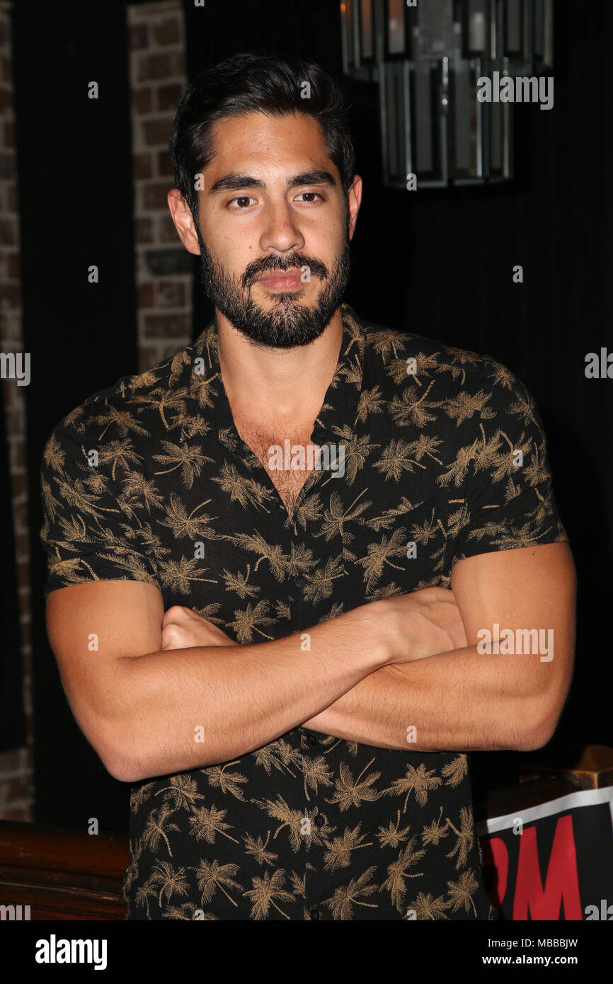 Sydney, Australia. 10 April 2018. Local celebrities and VIPs attend the Neuw Denim form party at The Lansdowne, Sydney. Pictured: Tai Hara. Credit: Richard Milnes/Alamy Live News Stock Photo