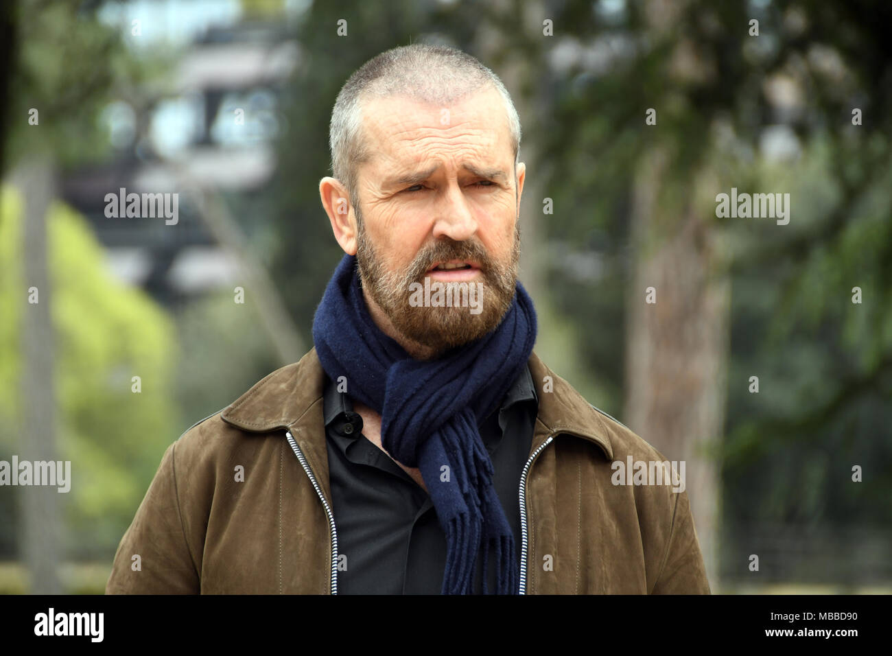 Rome Italy 10 April 2018 Cinema House - Photocall film presentation THE HAPPY PRINCE L'ULTIMO RITRATTO DI OSCAR WILDE, Rupert Everett protagonist and director of the film. Credit: Giuseppe Andidero/Alamy Live News Stock Photo