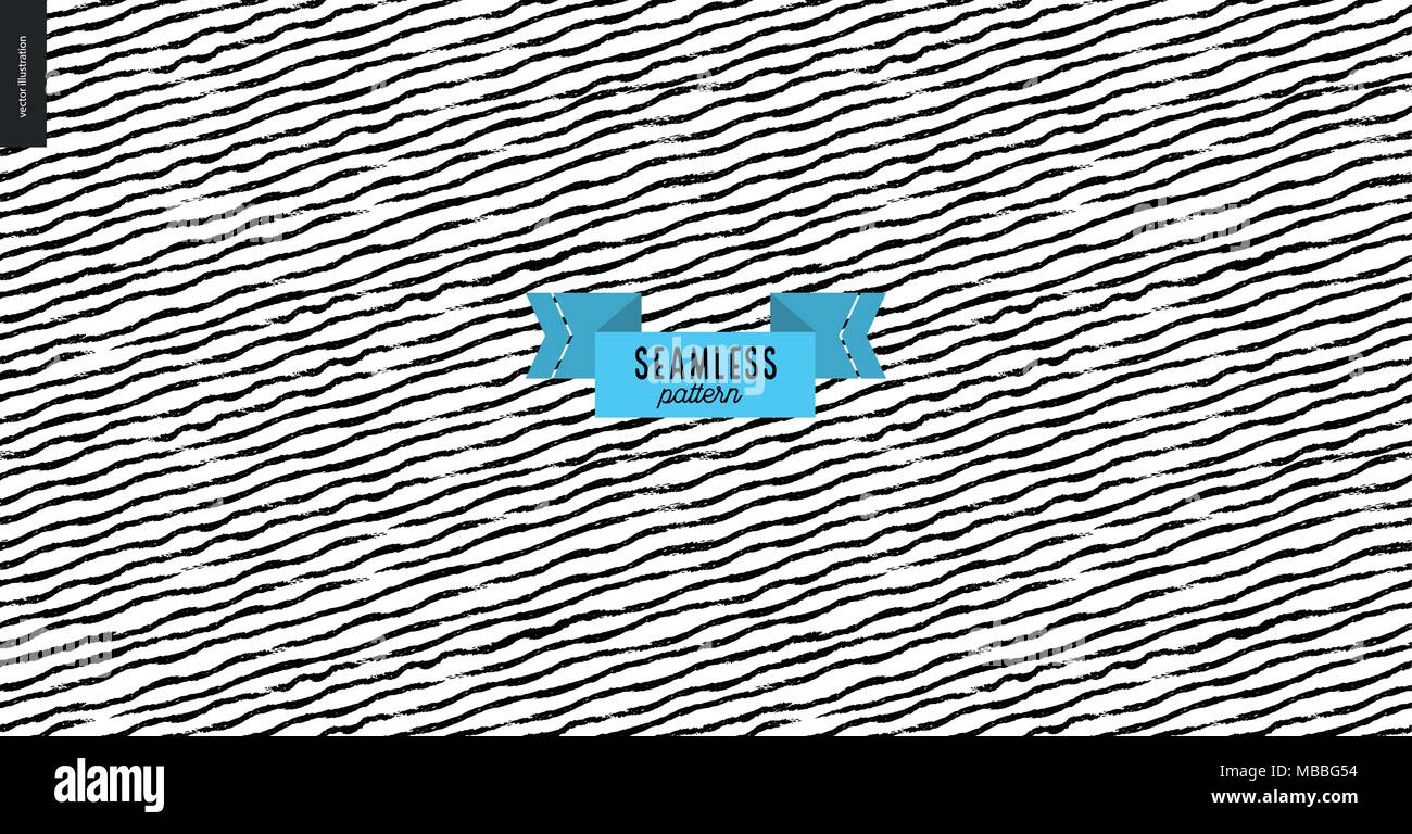 Hand drawn black and white pattern hi-res stock photography and images ...