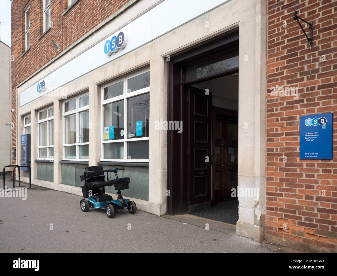 TSB bank, Market Weighton, Yorkshire Wolds, England, United Kingdom