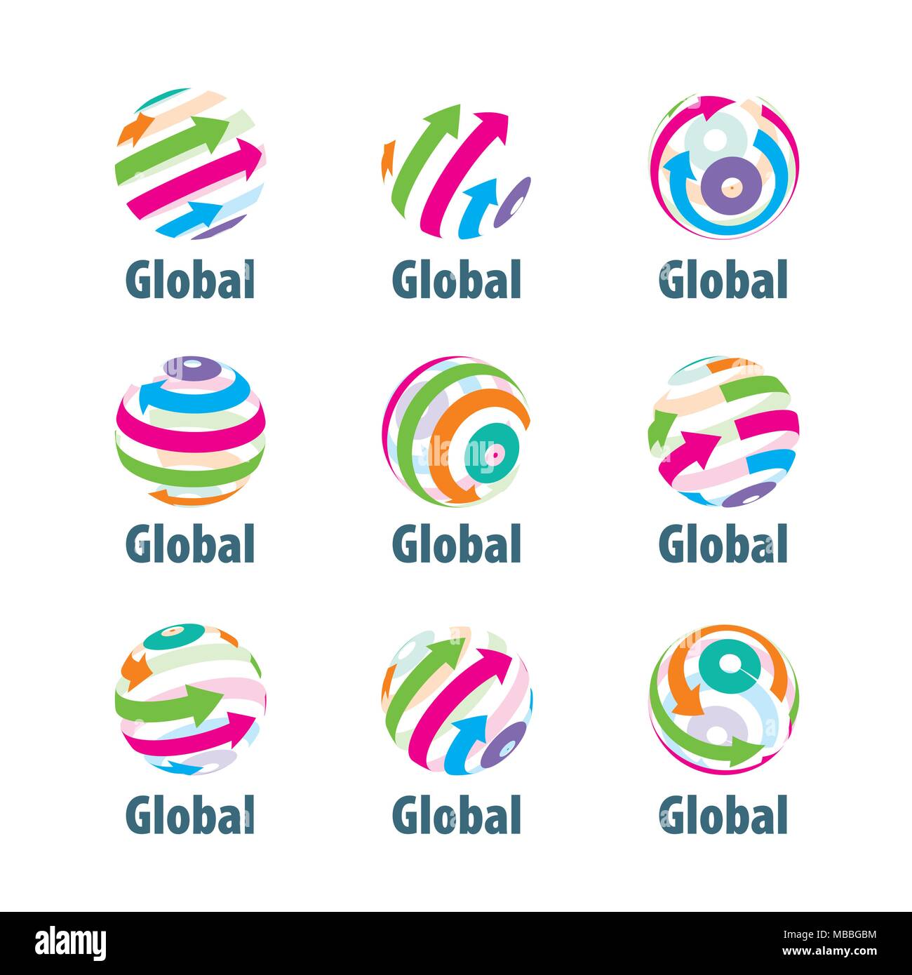 vector logo globe Stock Vector Image & Art - Alamy