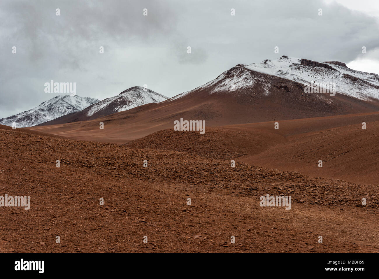mountain chain of the Cordillera de los Andes, on the border between ...