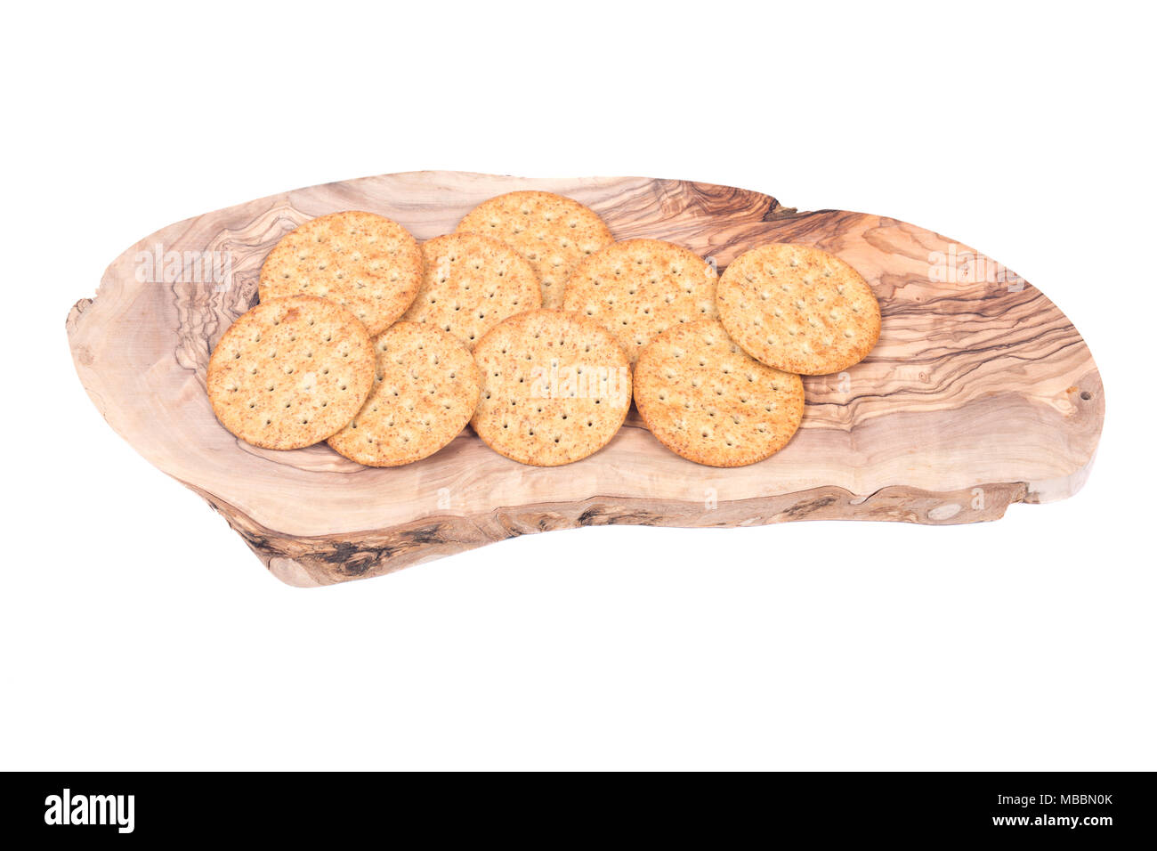 Board tasty crackers on Cut Out Stock Images Pictures Alamy