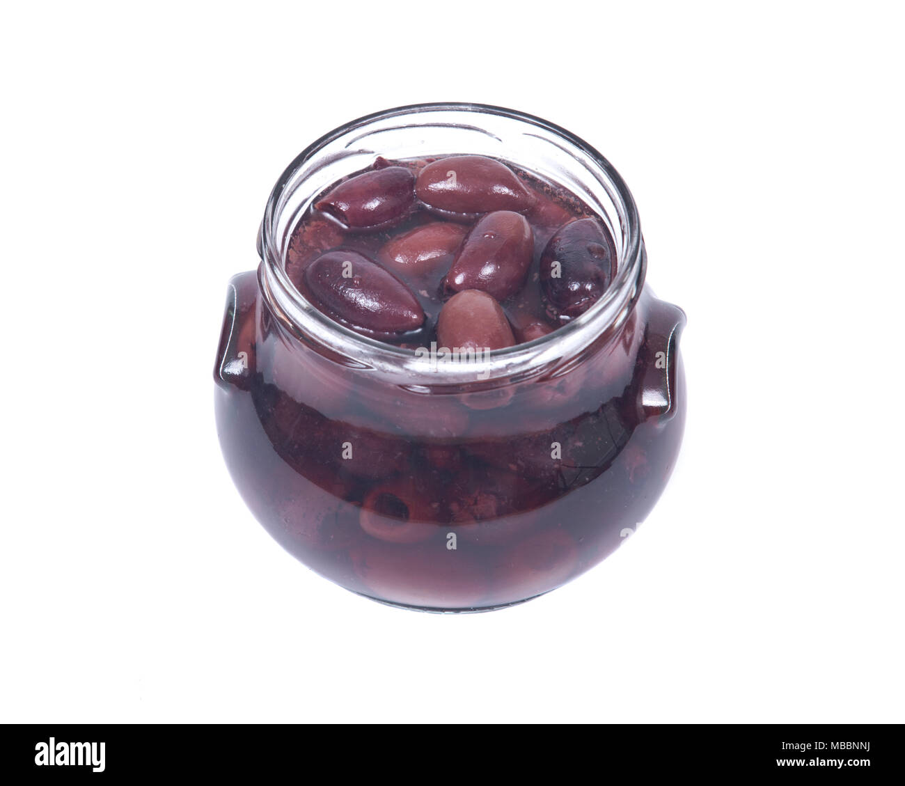 Jumbo pitted kalamata olives in jar Stock Photo Alamy