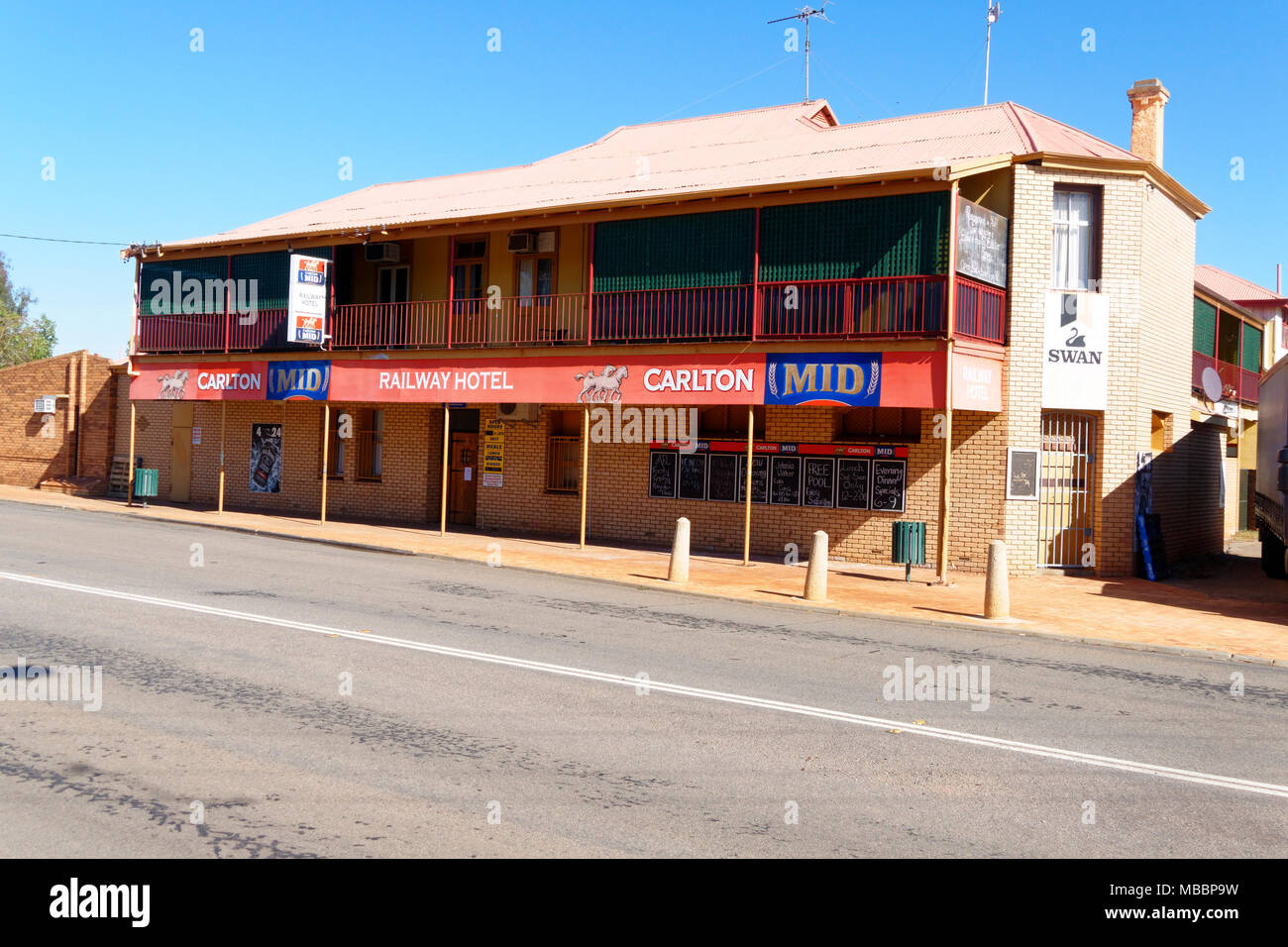 Railway Hotel, Mullewa, Western Australia Stock Photo Alamy