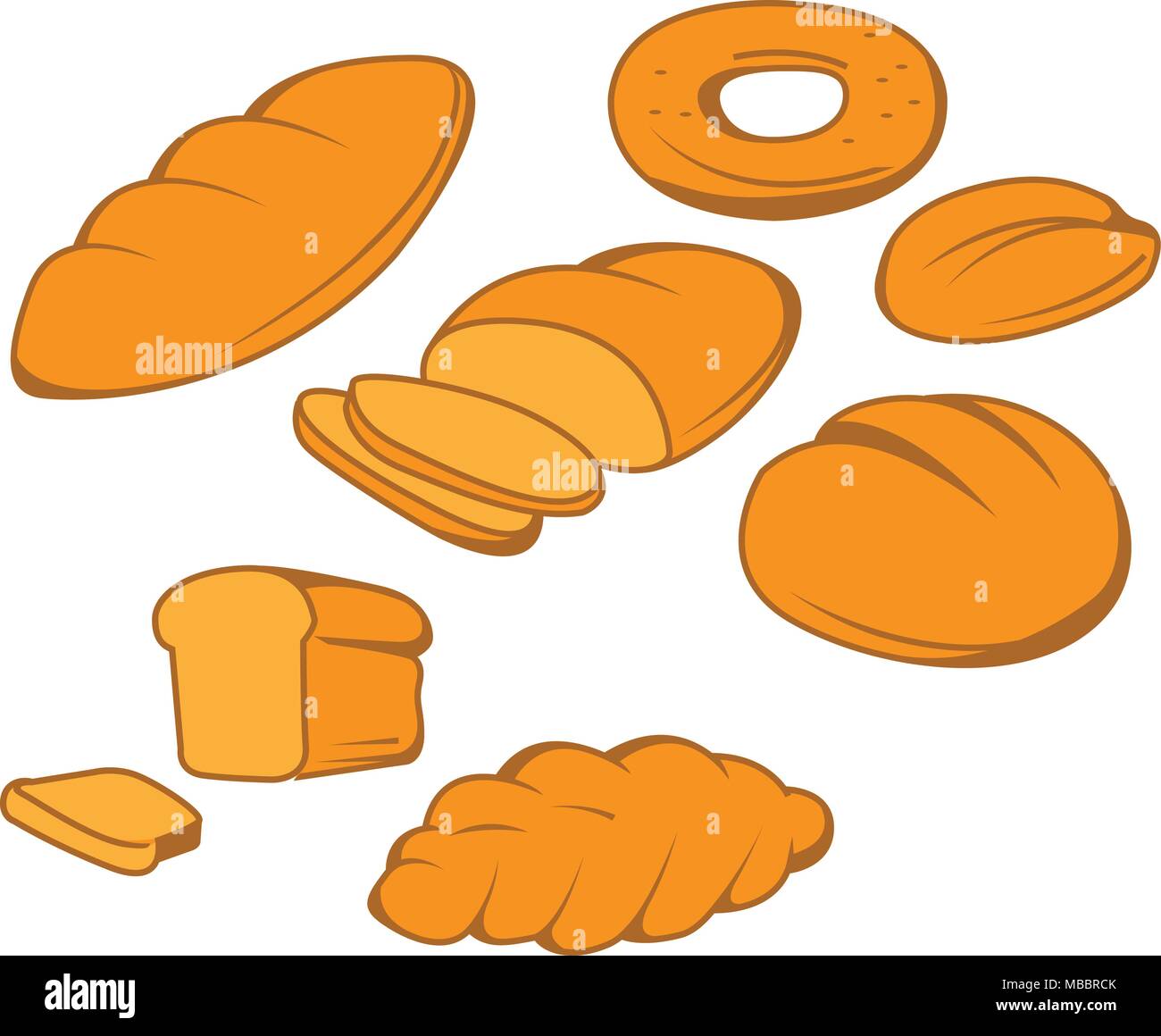 Shaped into rolls Stock Vector Images Alamy