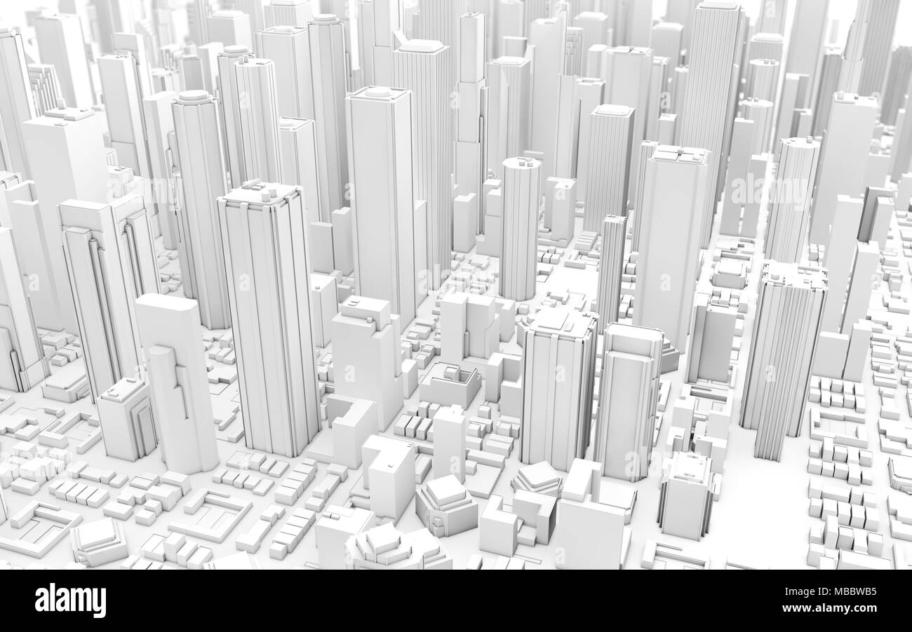 3d Rendering Of White City Stock Photo Alamy 3d Rendering Of White City Stock Photo Alamy
