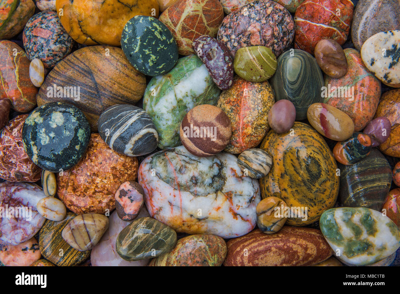 Agates, Lake Superior, Michigan, USA, by Bruce Montagne/Dembinsky Photo