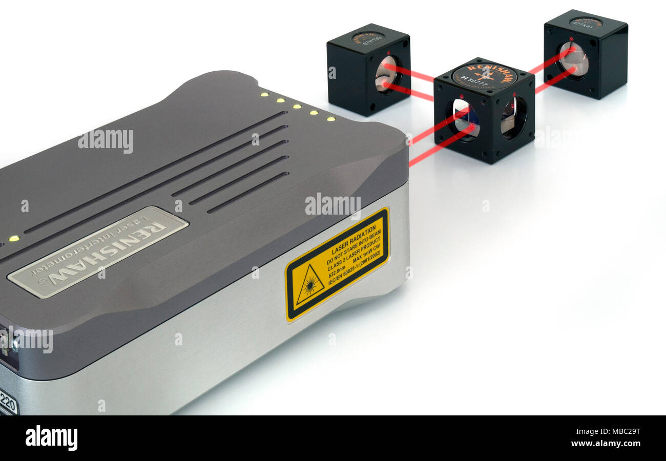 Renishaw XL-80 Helium Neon Laser Interferometer system Stock Photo - Alamy