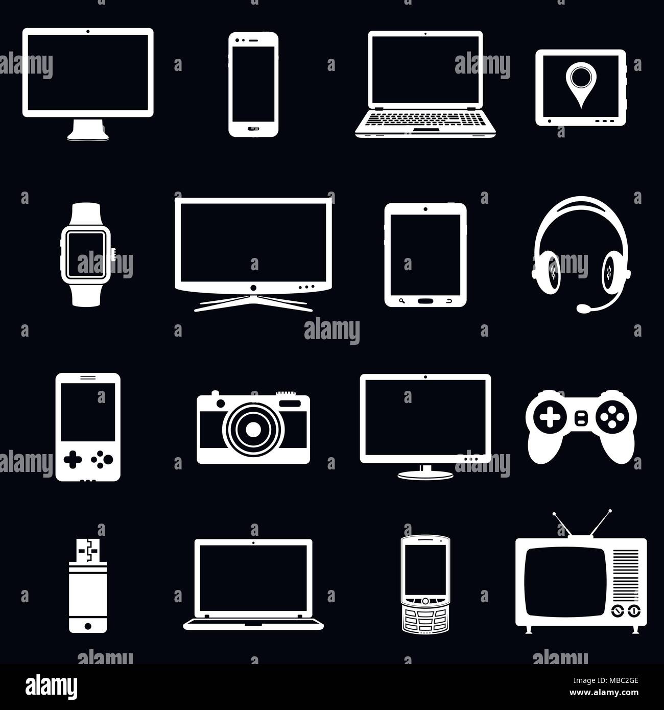 Electronic Items Black And White bmpclown