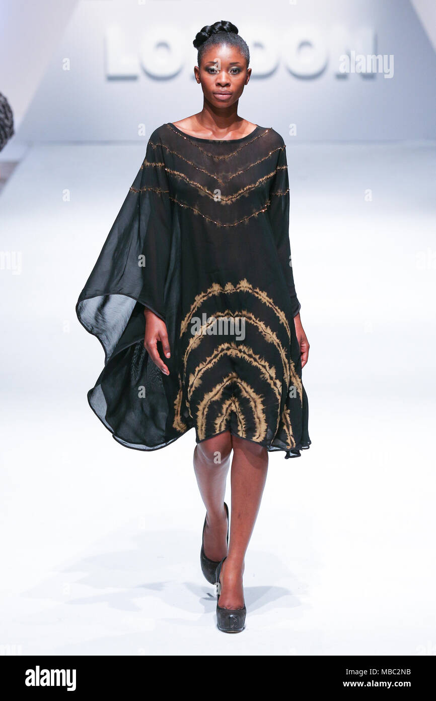 London, UK, August 2014, designer Ade Bakare showcased his new collection at Africa Fashion Week London 2014. Mariusz Goslicki/Alamy Stock Photo