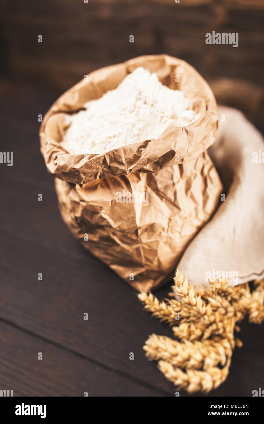 Bag of flour Stock Photo Alamy