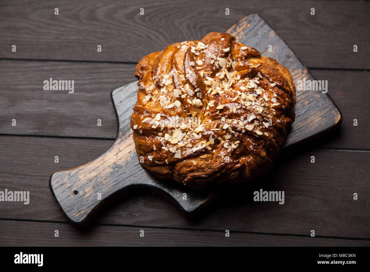 Sweet maple syrup bread Stock Photo Alamy