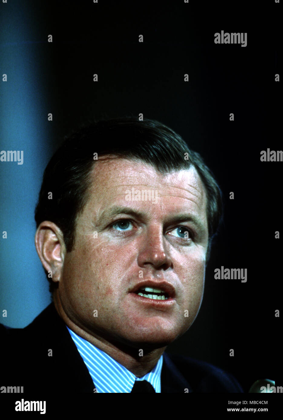 Washington DC 1970/11/01  Senator Ted Kennedy in November 1970  Photo by Dennis Brack  B 8 Stock Photo
