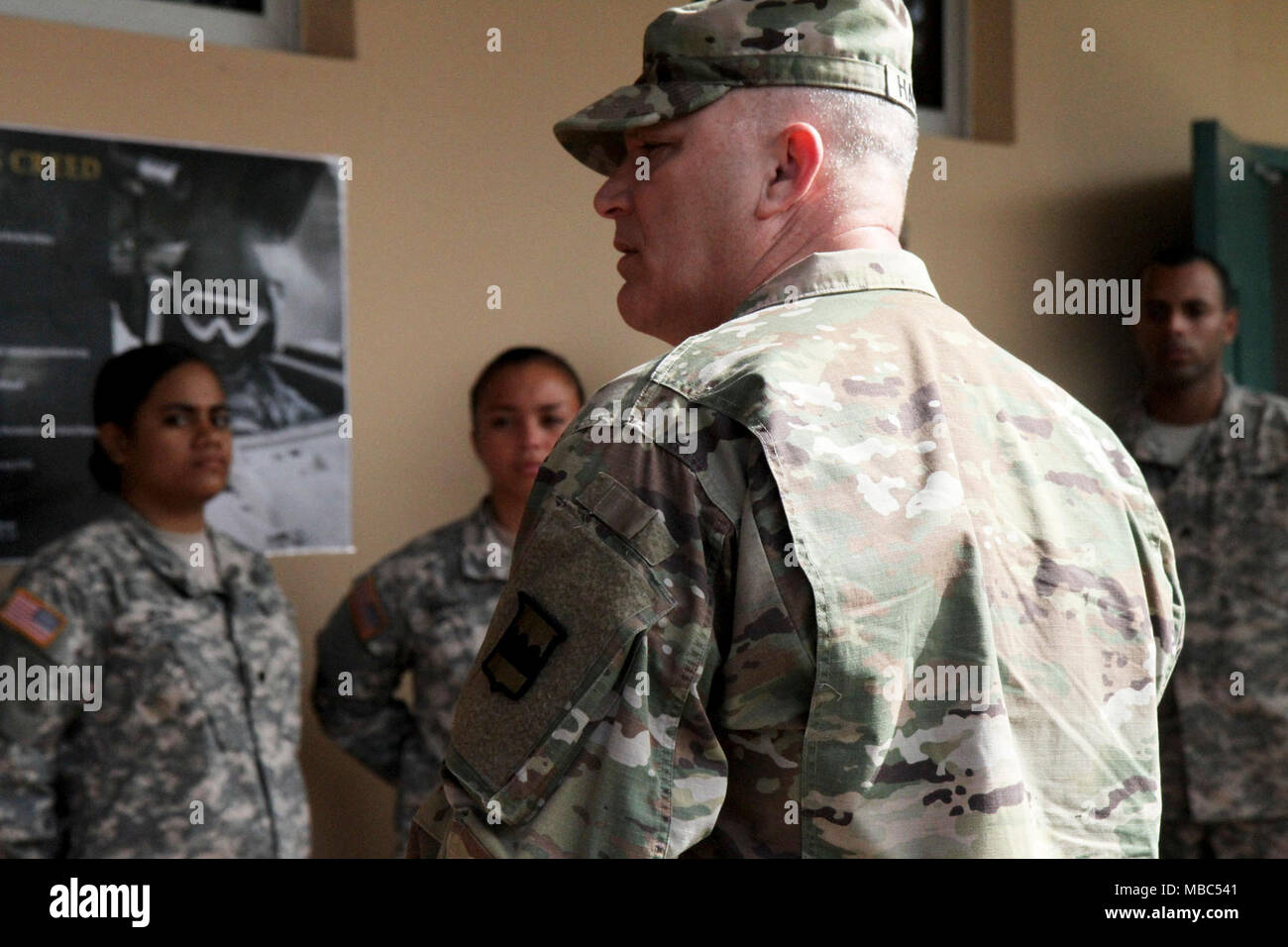 Maj. Gen. Bruce Hackett, commanding general of the 80th Training