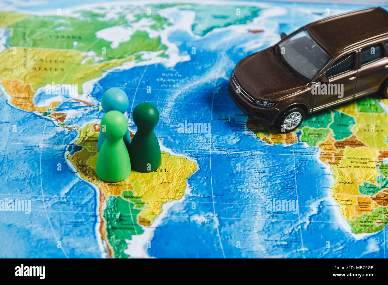 The Route of Automobile Travel. Planning Active Vacation, Interesting