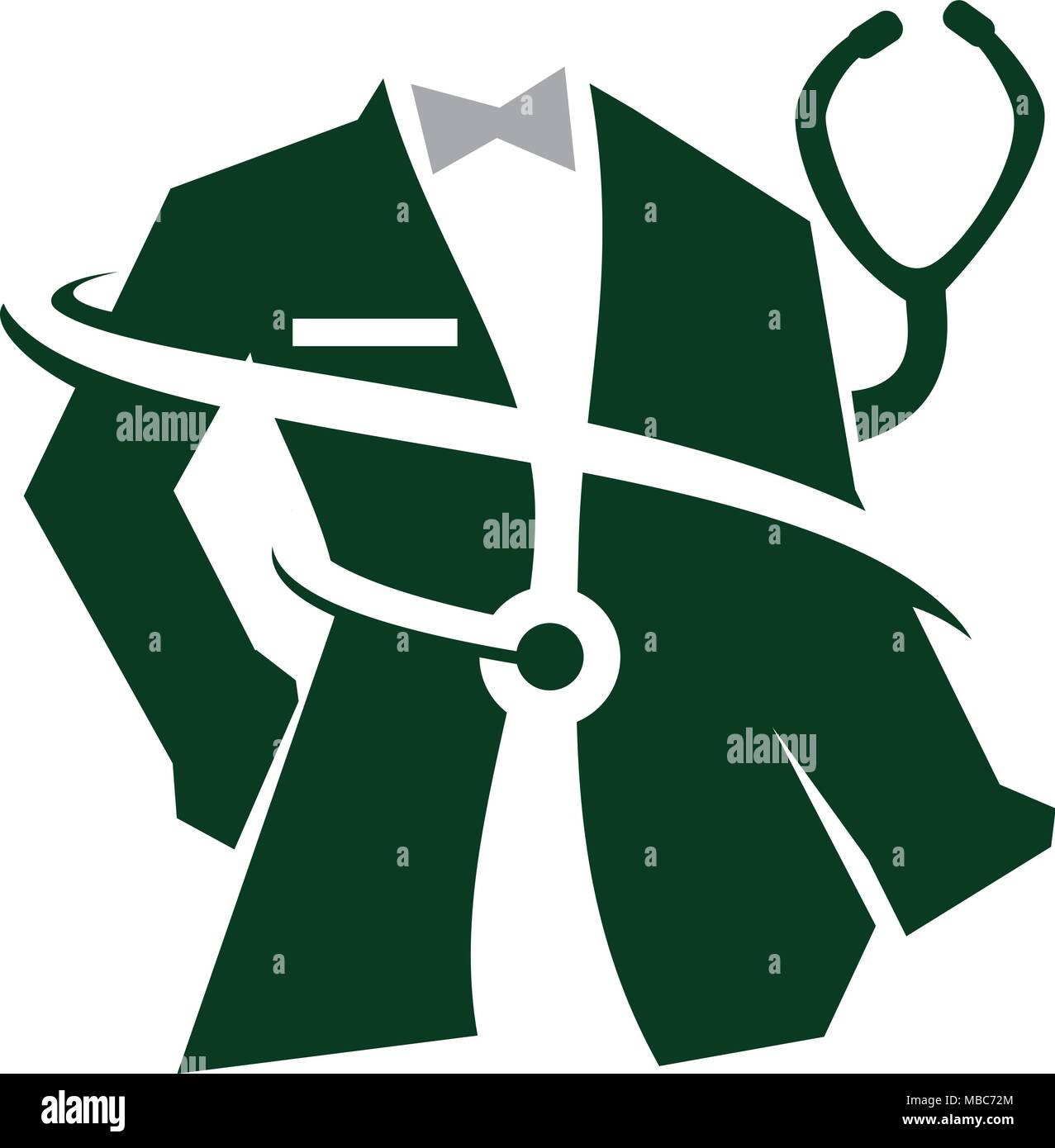 Clothing for Doctor Tailor Service Stock Vector