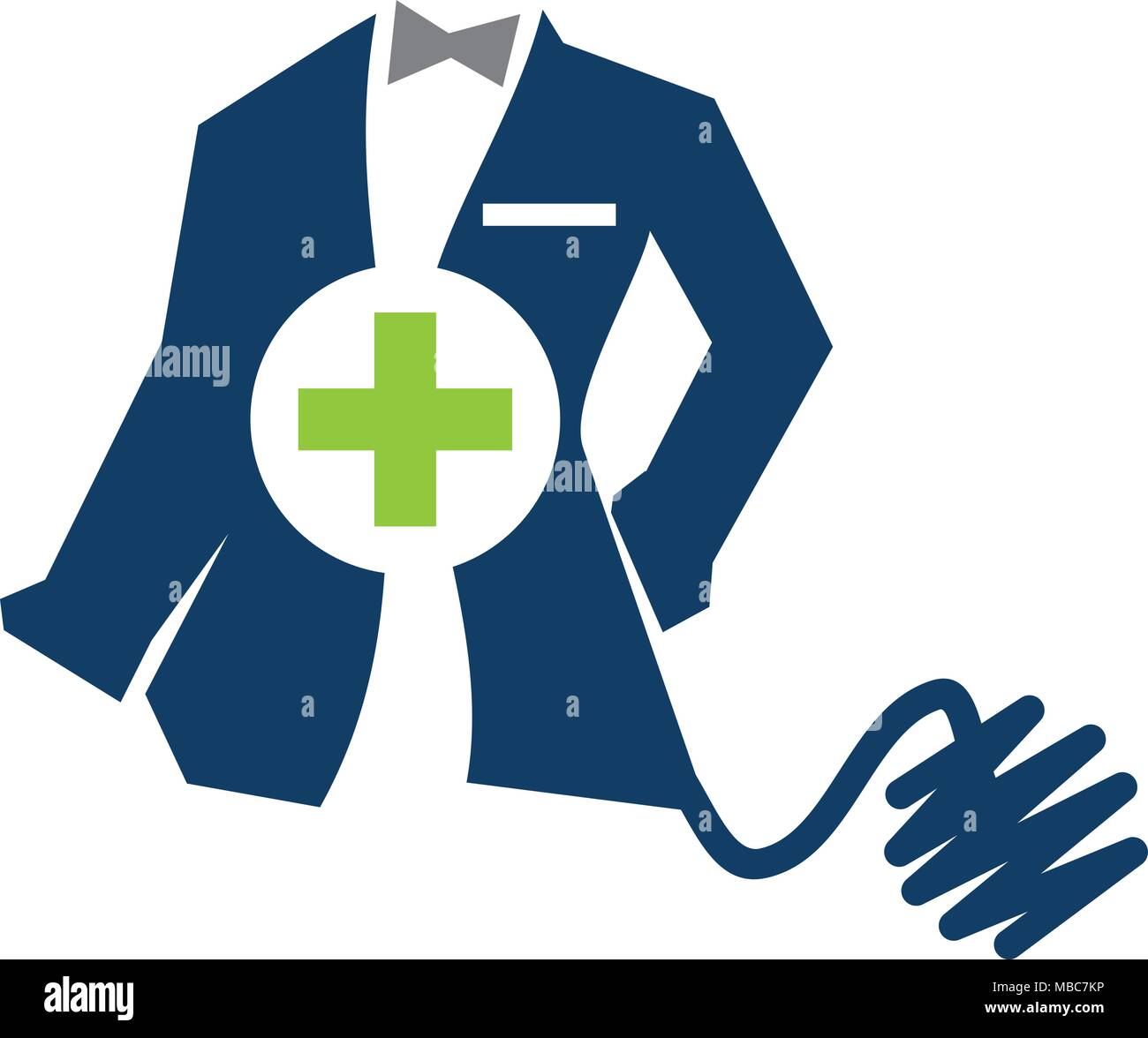 Clothing for Doctor Tailor Service Stock Vector