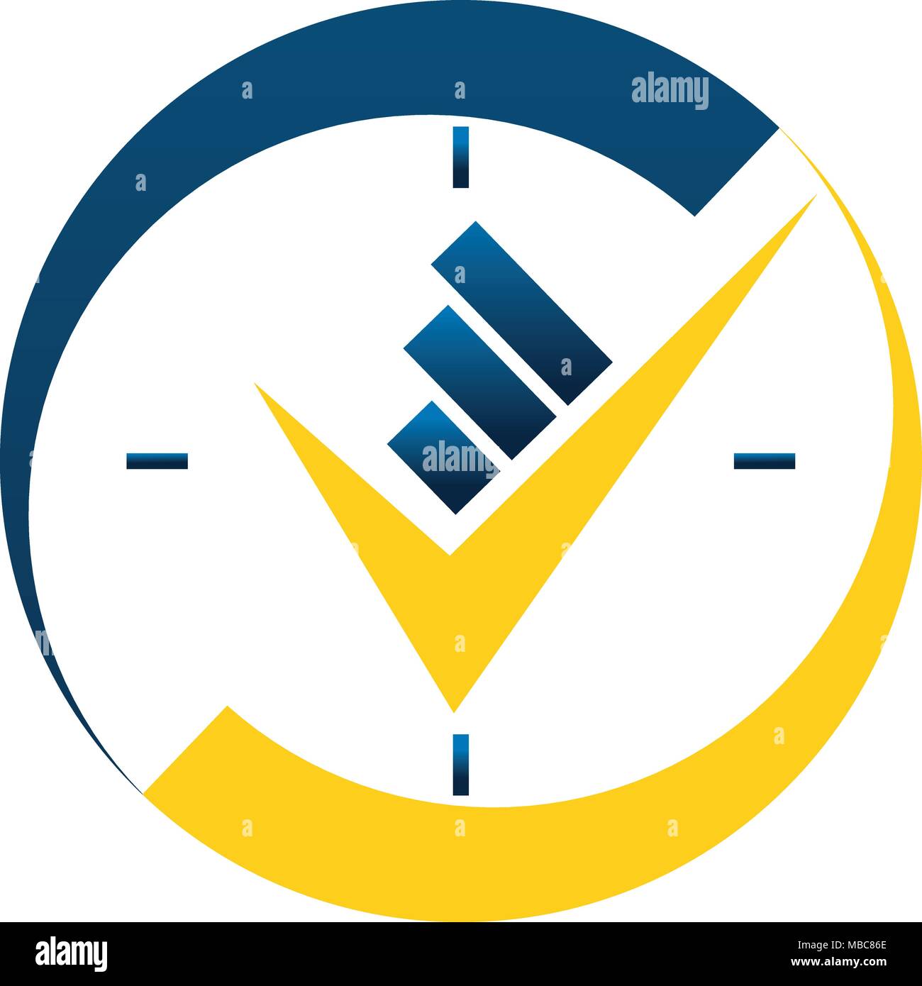 Business 24 Hours Management Stock Vector