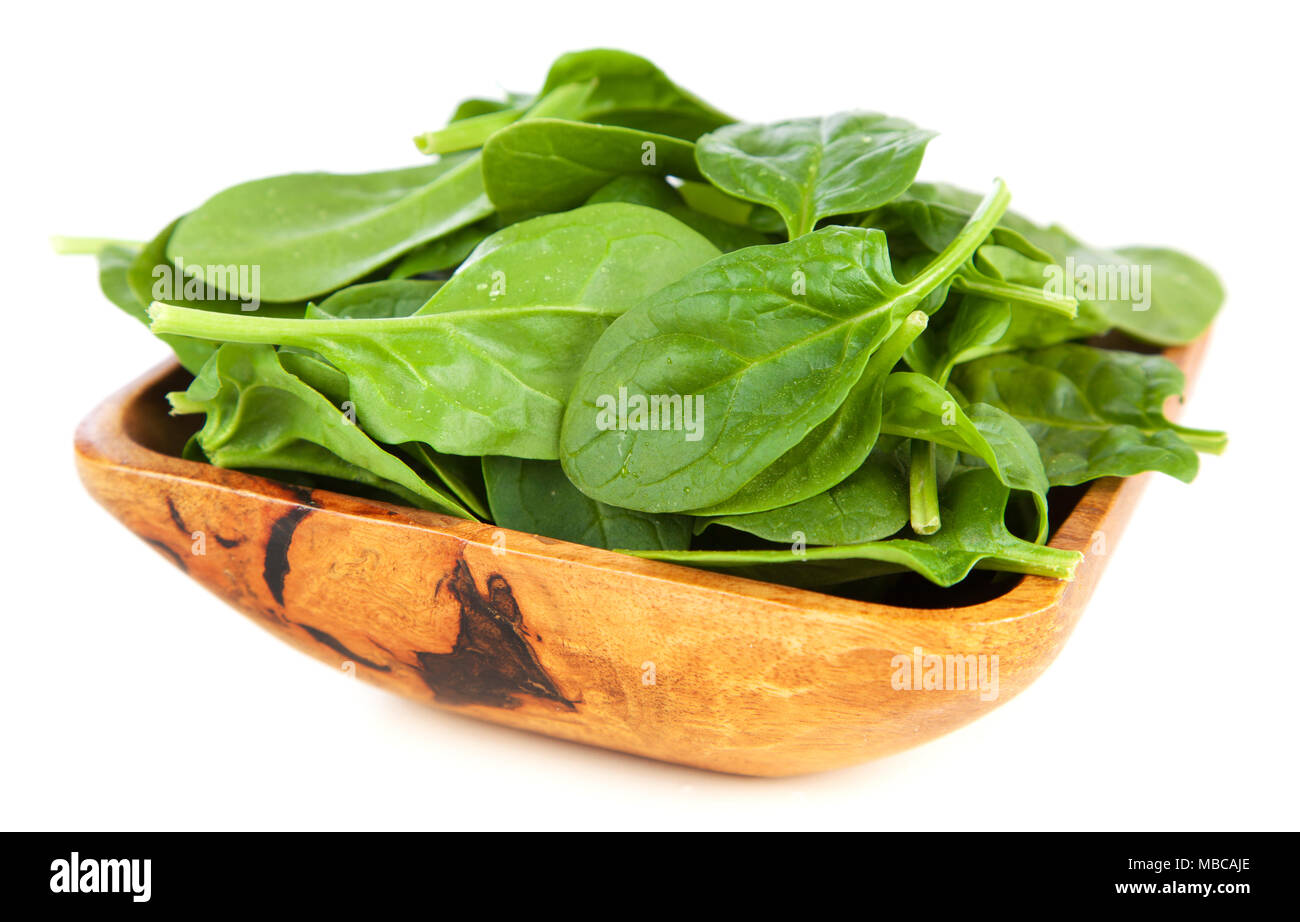 Baby spinach leaves Stock Photo - Alamy