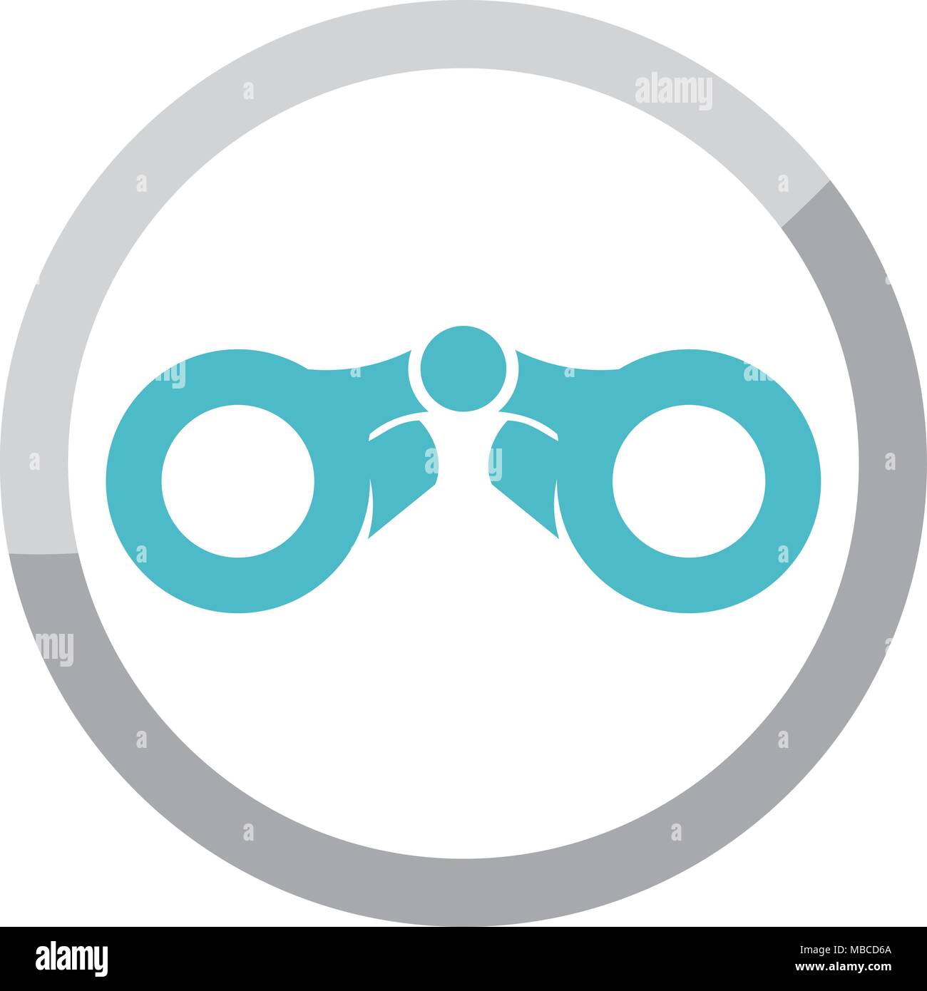 Binoculars Logo Design Template Vector Stock Vector Image & Art Alamy