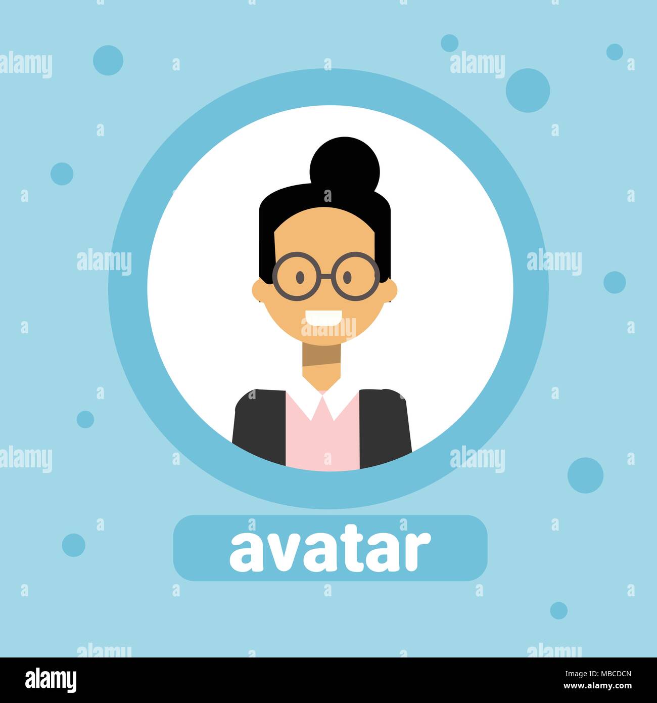 Japanese Woman Avatar Businesswoman Profile Icon User Image Female Face ...