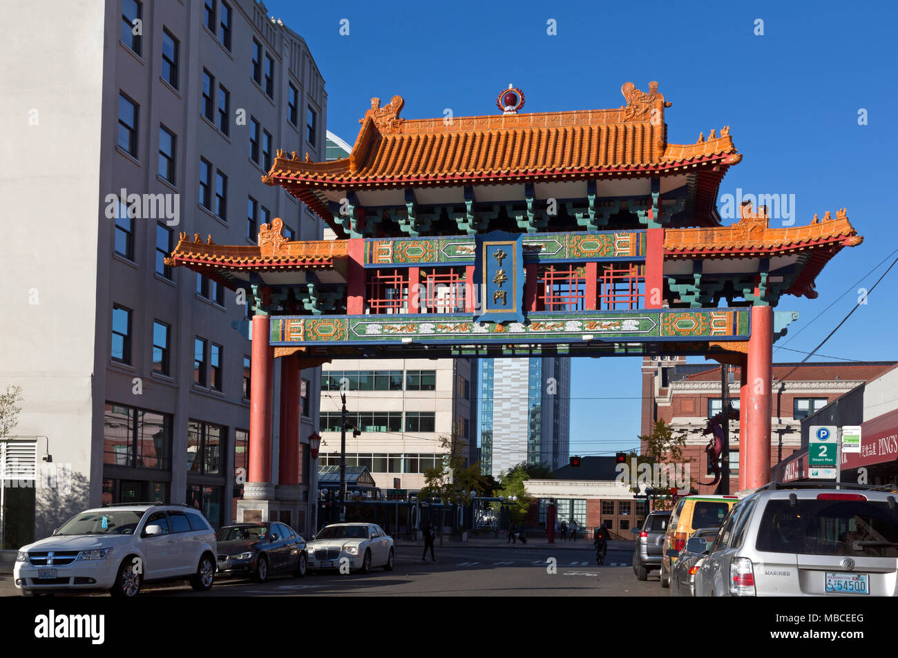 Seattle chinatown gate hires stock photography and images Alamy
