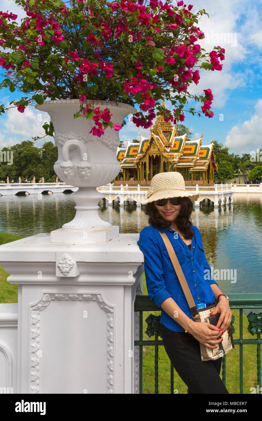 Bang Pa-In Royal Palace, Summer Palace, Ayuttaya, Thailand Stock Photo