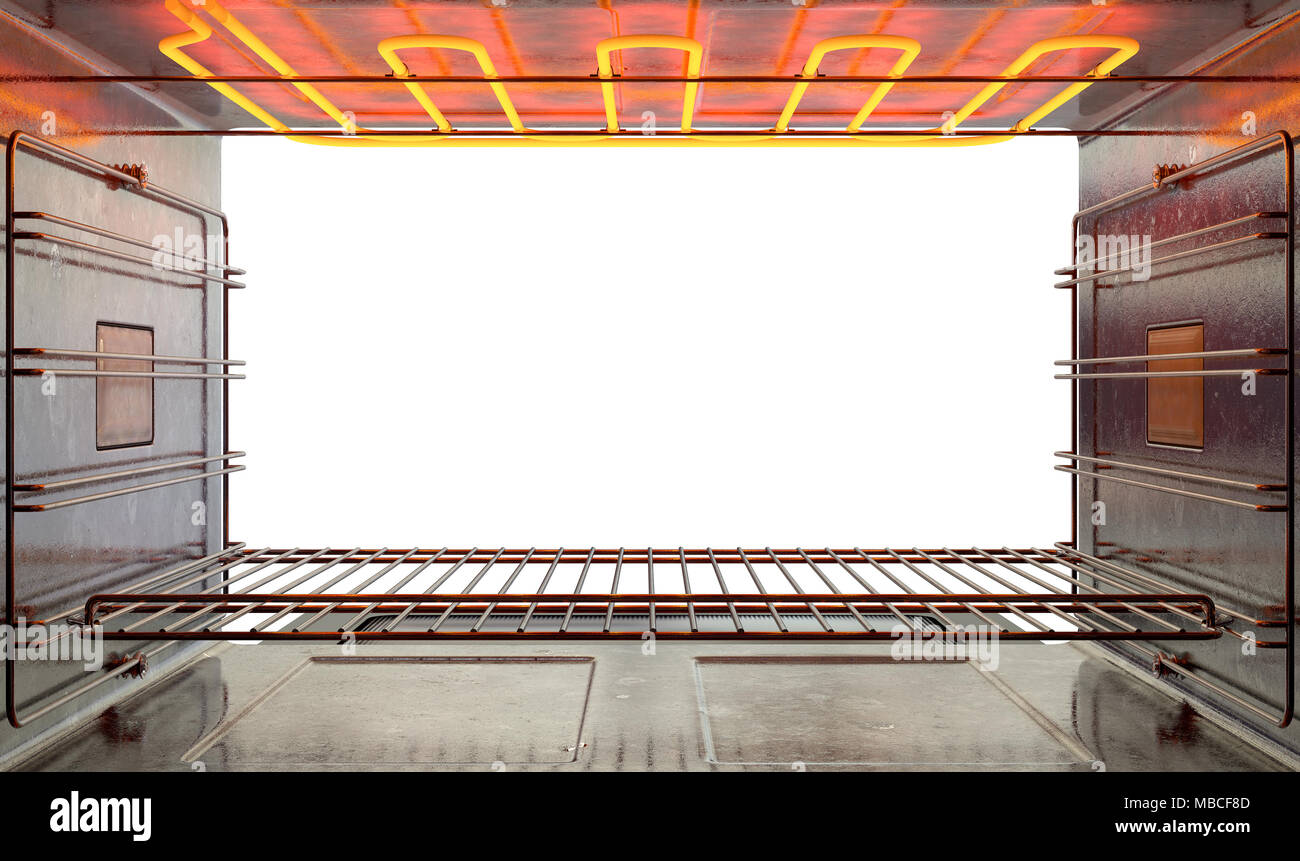 A Cross Section Upclose View From Inside An Empty Hot