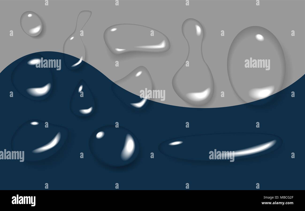 Vector Clear Clear transparent liquid flowing surface Stock Vector Images - Alamy