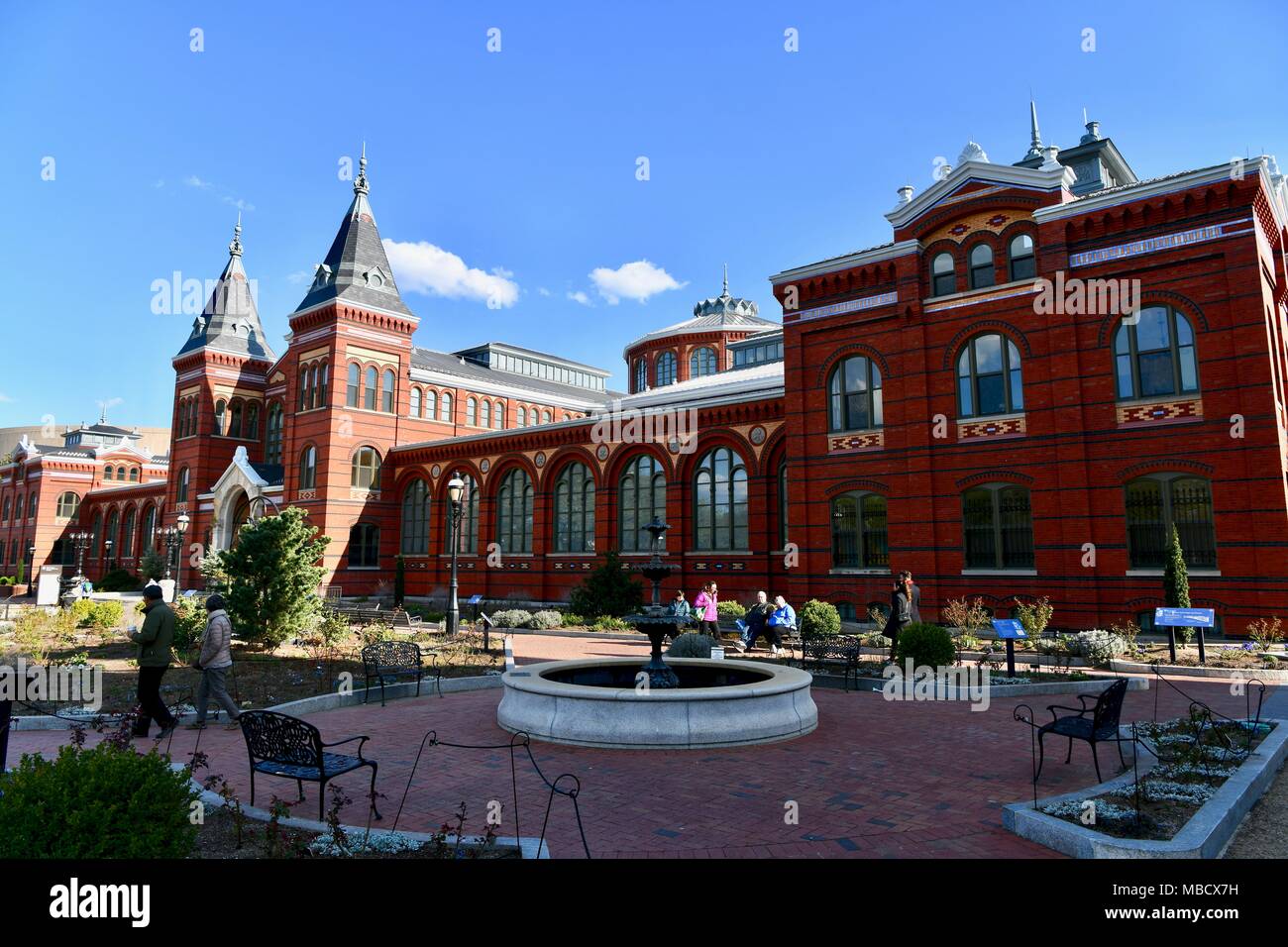 The Arts and Industries Building, part of the Smithsonian Institution in Washington DC, USA Stock Photo