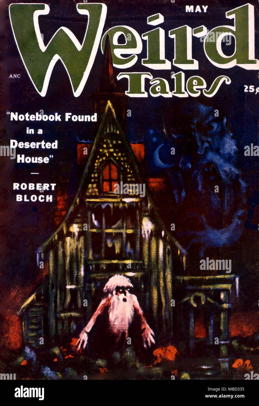 Science Fiction and Horror Magazines. 'Weird Tales' cover. May 1951. Artwork by Coye Stock Photo