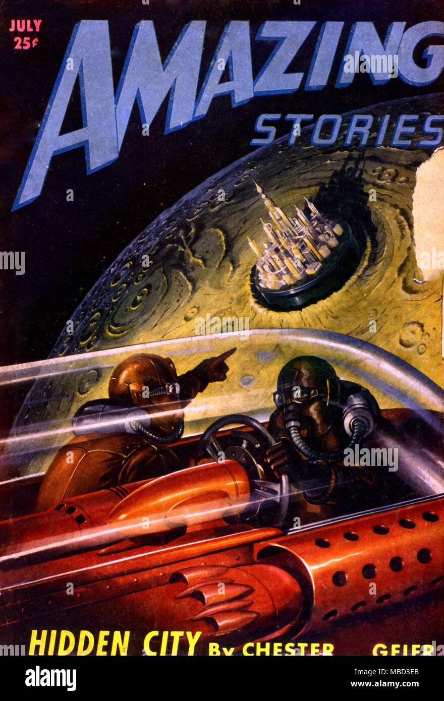 Science Fiction and Horror Magazines. Amazing Stories cover