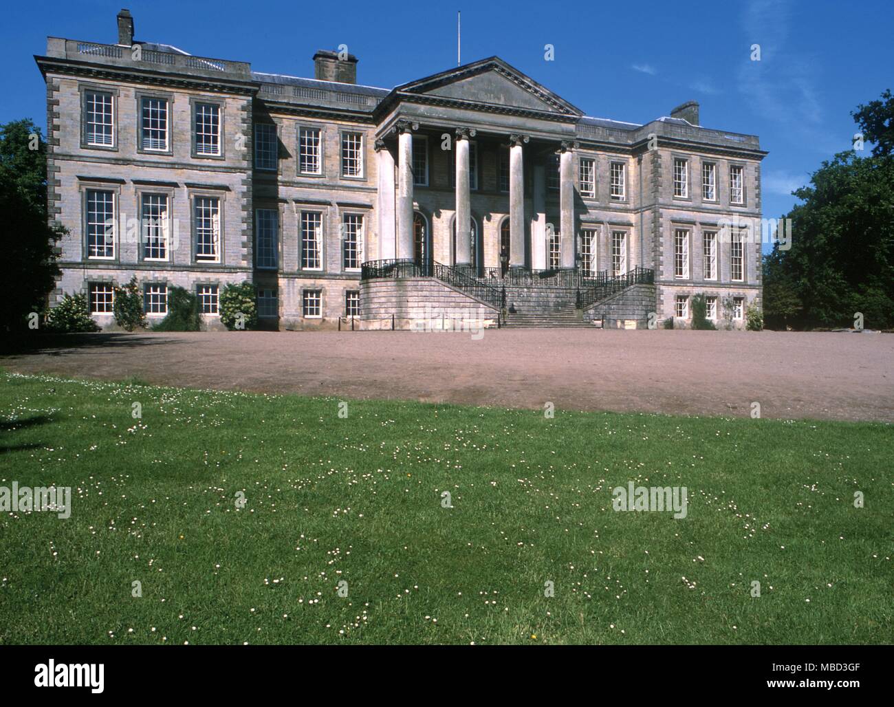 Ragley Hall, Warwickshire. Important meeting place for English Rosicrucianists, such as Wren,Henry More,Ezechiel Foxcroft, Ralph Cudworth and was run by the owner, Lady Ann Conway, heerself an author on occult subjects. Stock Photo