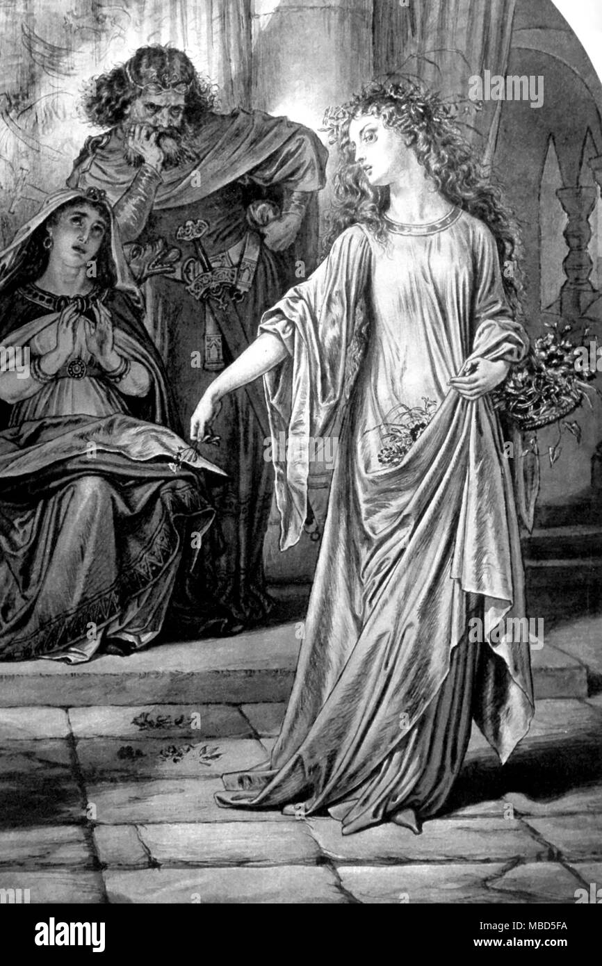 Shakespeare Hamlet Illustration from Shakespeare's play 'Hamlet