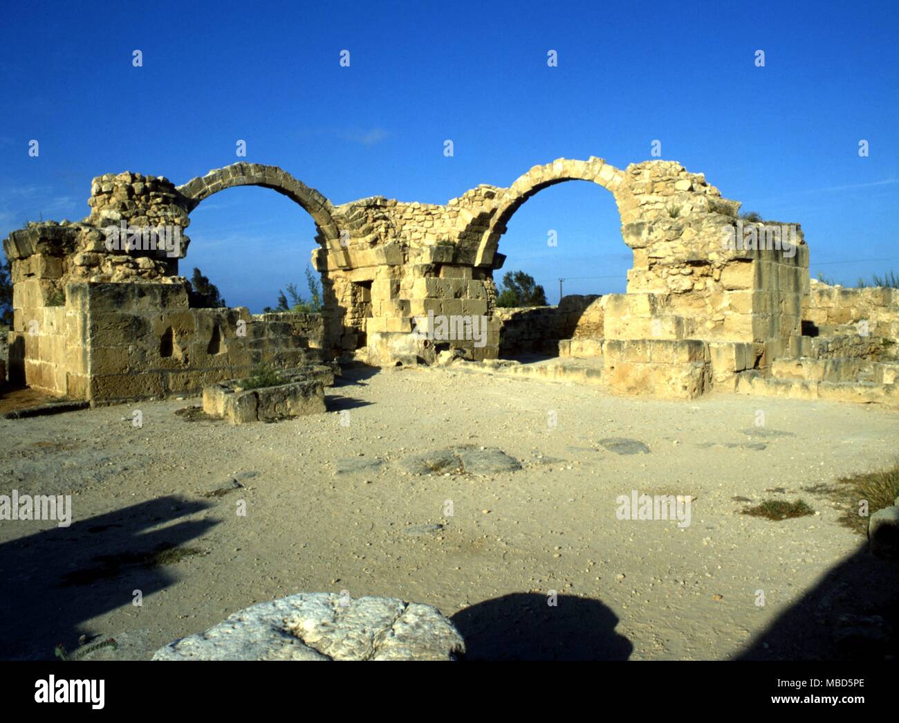 Cyprus Yeroskipos. 11th century. Ayia Paraskevi. Stock Photo
