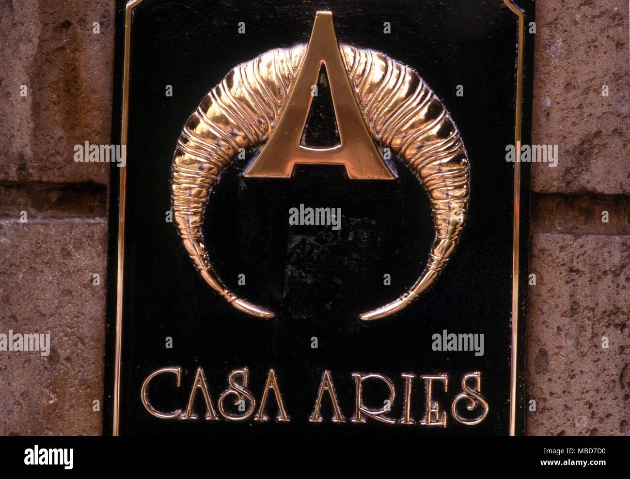 Beautiful symbol for the Aries chain of clothes shops, with the ...
