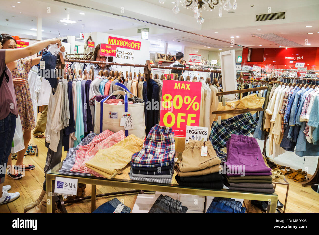 Tokyo Japan Asia Orient Ueno Matsuzakaya Ueno department store shopping shopper shoppers shop shops market markets marketplace buying selling retail s Stock Photo Alamy