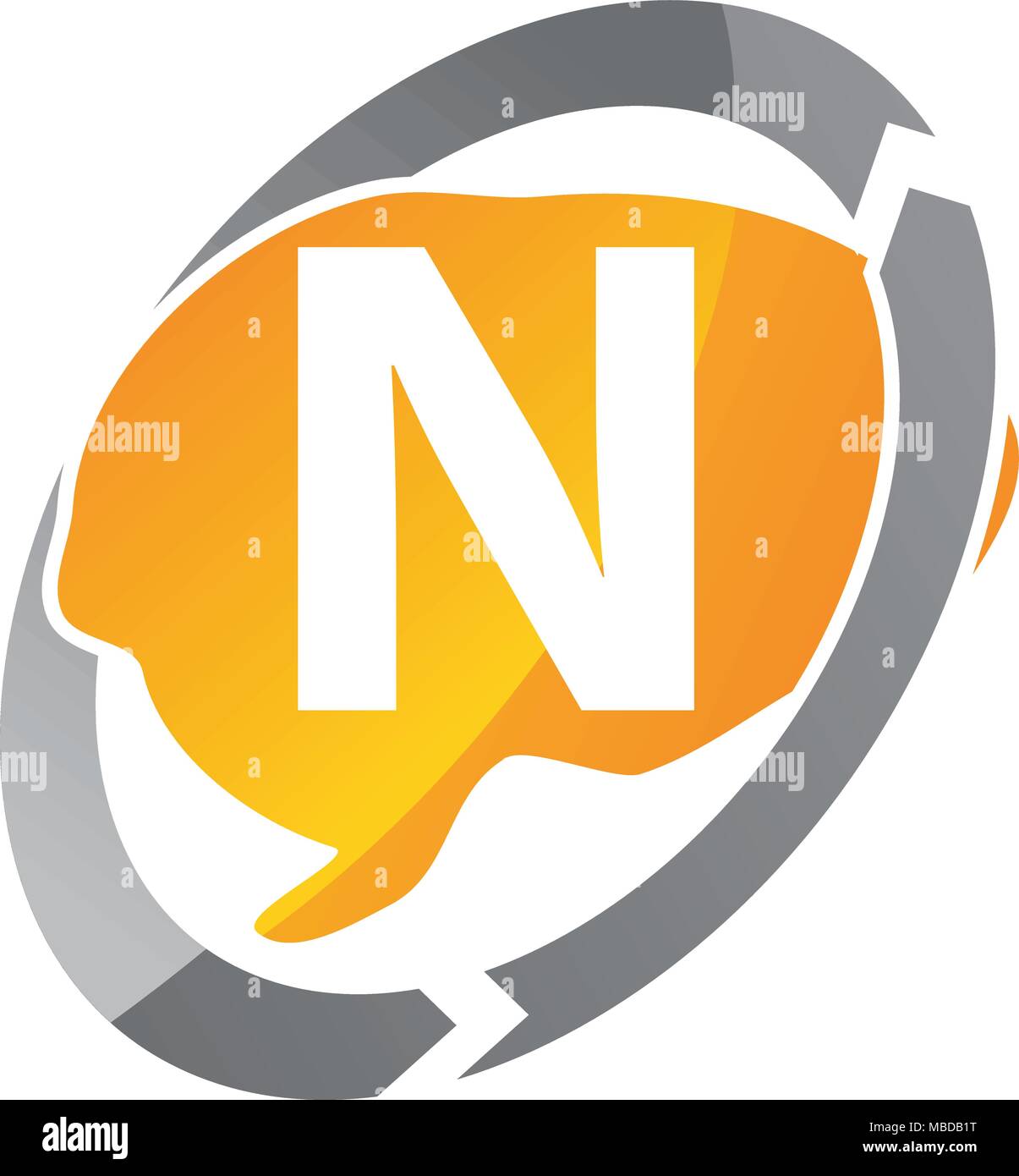 Digitally generated n Stock Vector Images - Alamy